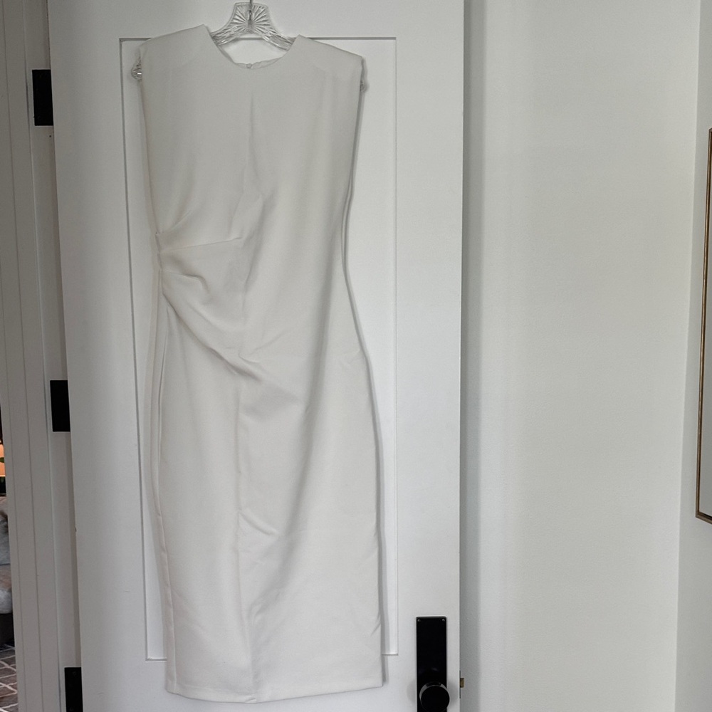 Zara White Midi Dress